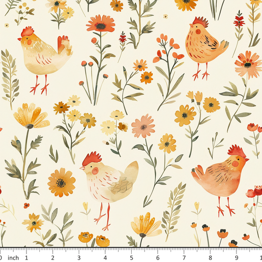 Chickens Floral