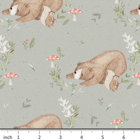 Lumelo and Ginger - Eliy - on Laurel - Bear - Little Rhody Exclusive Colorway