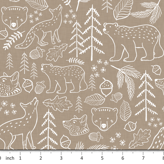 Autumn River Designs - Etched Woodland