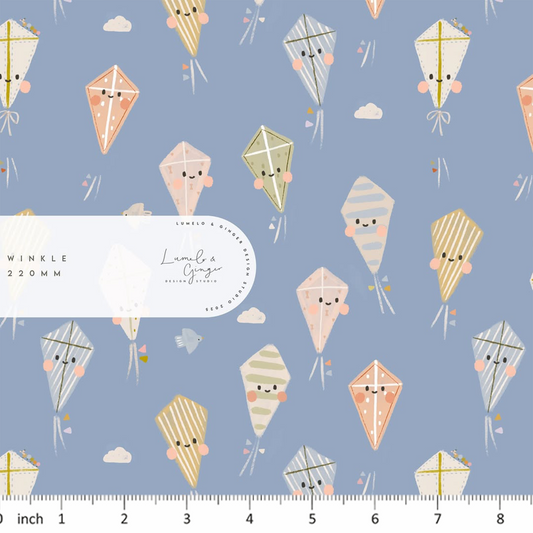 Lumelo and Ginger - Sky High - on Blue