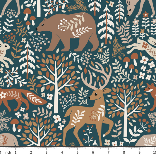 Mirabelle - Folk Forest on Teal