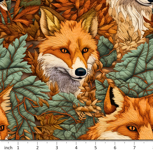 Needlepoint Fox