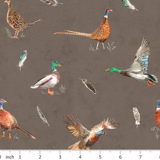 Tatra Cottage - Game Birds - on Brown