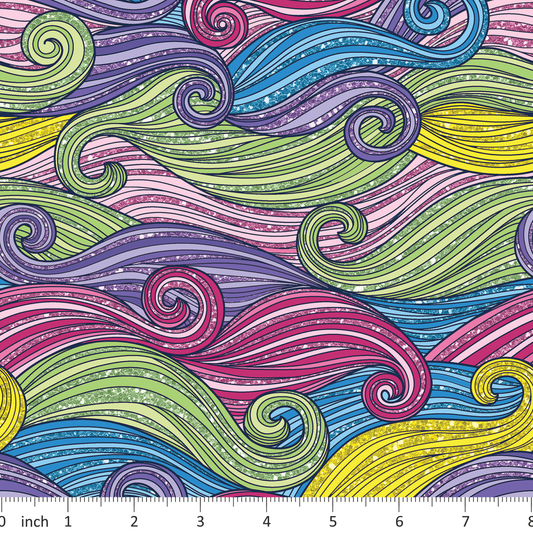 Pastel Rainbow Unicorn Glitter Hair