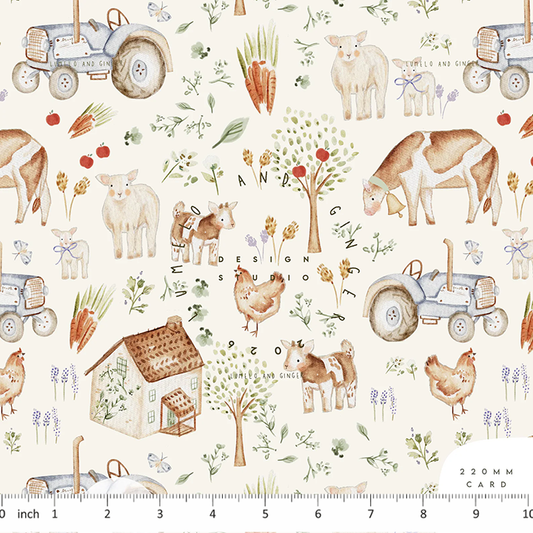 Lumelo and Ginger - Grove Acres Farm - Cow - Goat - Sheep - Tractor - Lamb - Chicken