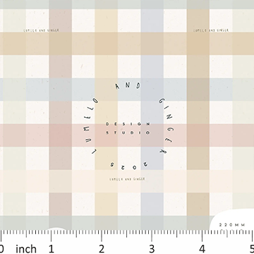 Lumelo and Ginger - Hayyes Farm - Plaid Coordinate