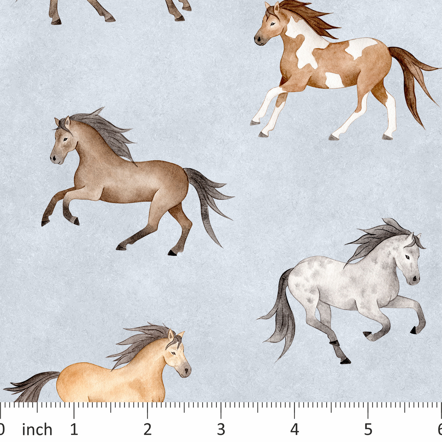 Abi Boyd Designs - Horses on Stonewash