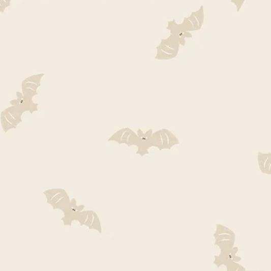 Family Fabrics - Bats Beige