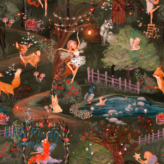 Enchanted Forest at Night