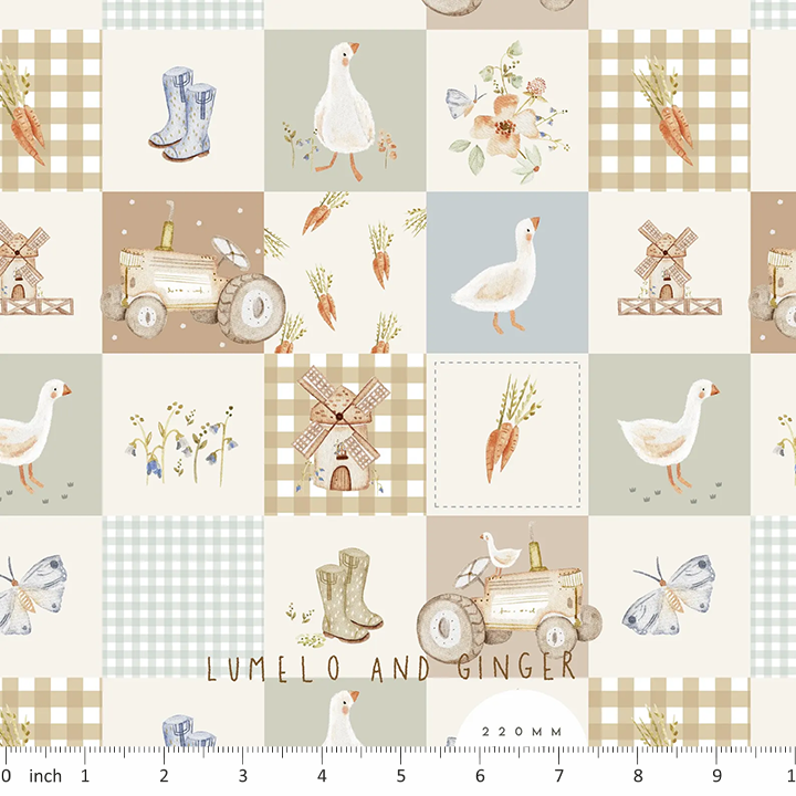 Lumelo and Ginger - Magda - Patchwork - Goose - Country Farm