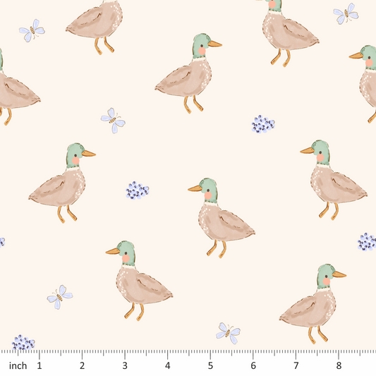 Lumelo and Ginger - Mallard Ducks - Green Lake Coordinating Design