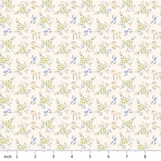 Lumelo and Ginger - Mini Floral - Flance Coordinating Design