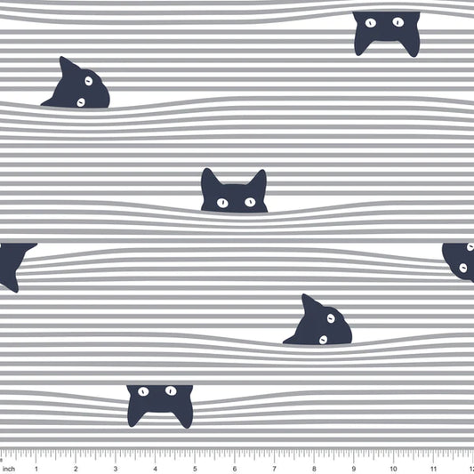 Montana West Design - Cats in Blinds - Gray