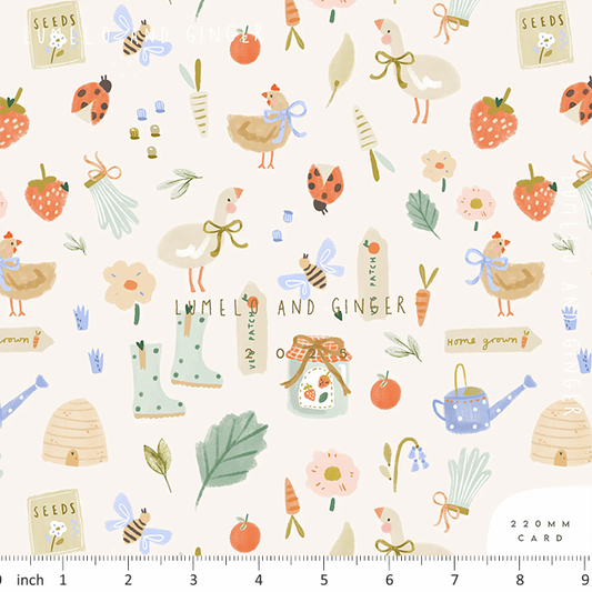 Lumelo and Ginger - Garden Patch - Spring - Geese - Berries