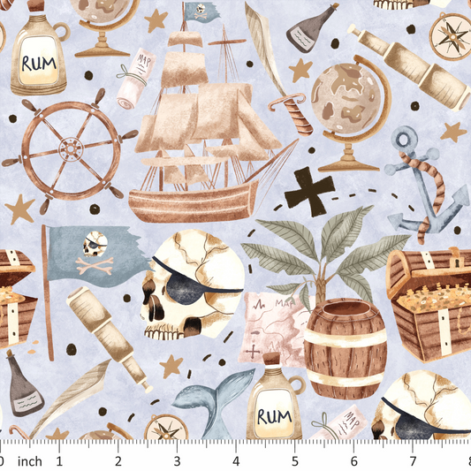 Treasure Island - On Stonewash Light Gray