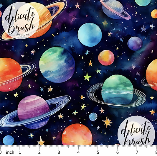 Delicate Brush Designs - Planets - Space