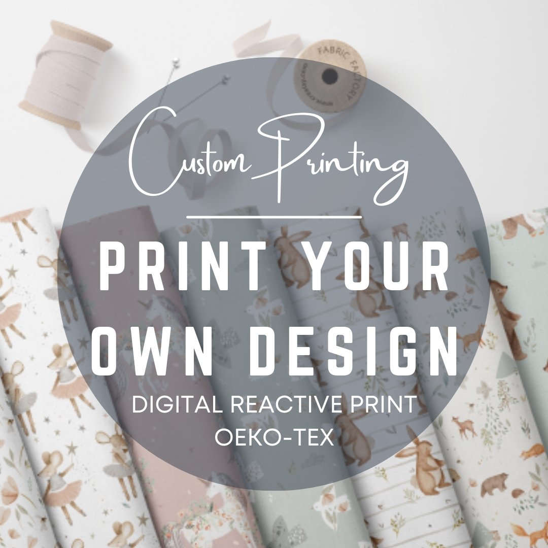 Print Your Own Design - Reactive Printed Fabrics