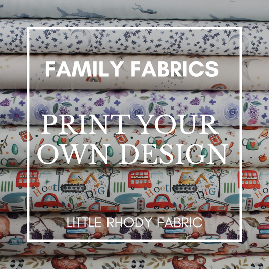Print Your Own Design - Family Fabrics Preorder - Orders Placed Twice Monthly on the 1st and 15th
