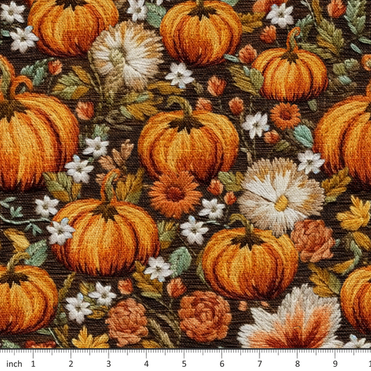 Raspberry Pattern Co. - Embroidered Pumpkins