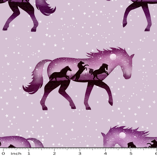 Horses on Purple