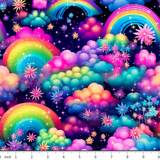Candy Rainbow Clouds