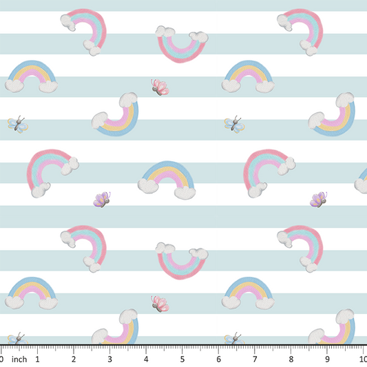 Autumn River Designs - Rainbows and Stripes - Unicorn Coordinate