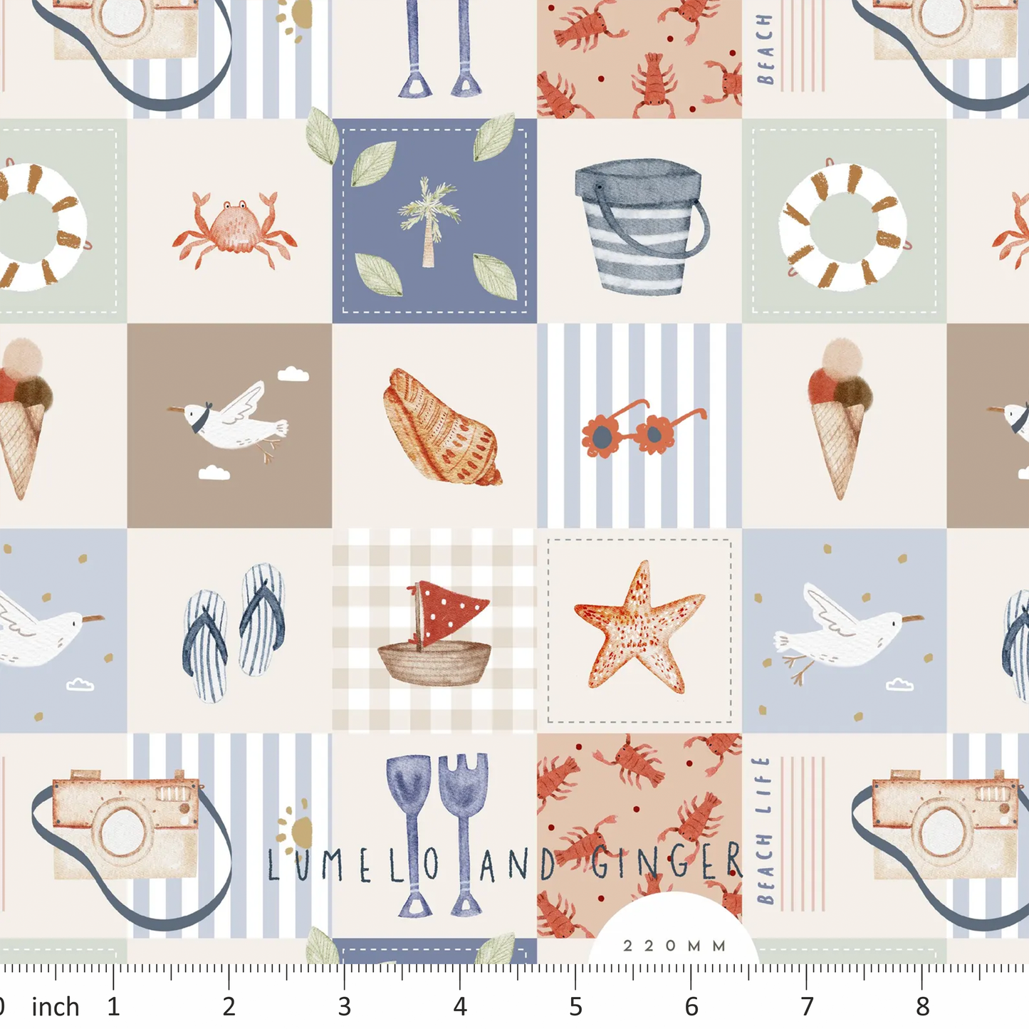 Lumelo and Ginger - Sealife Patchwork
