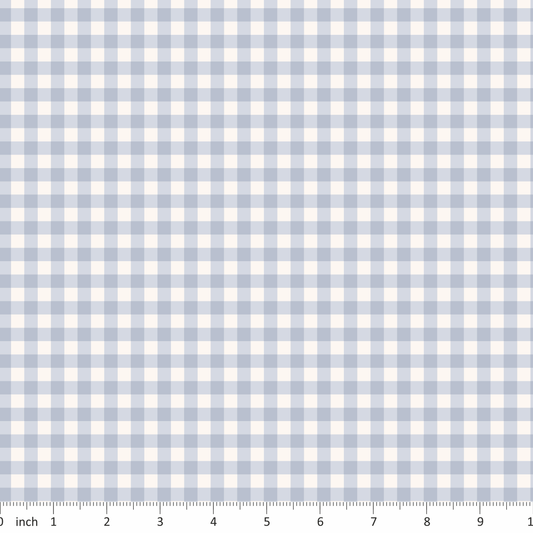 Lumelo and Ginger - Blue Gingham - Shack Coordinate