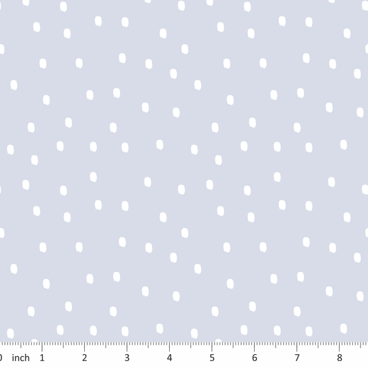 Lumelo and Ginger - Tiny Talk Coordinate - Dots on Blue