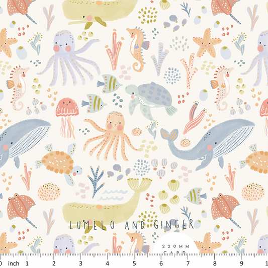 Lumelo and Ginger - Under the Sea - on  Ecru