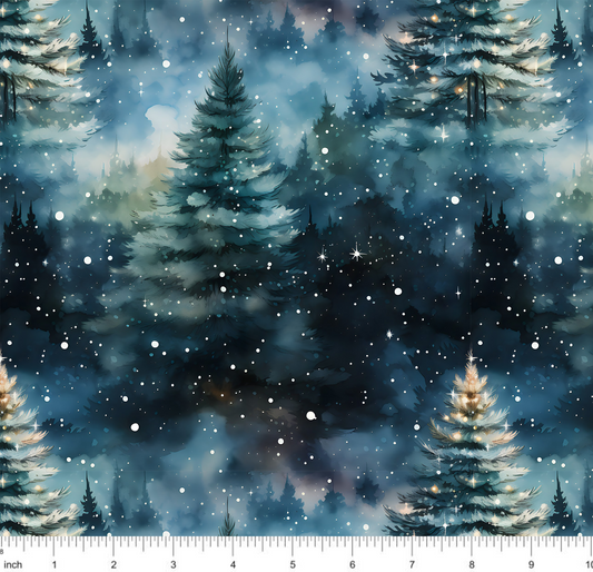 Winter Forest in Snow
